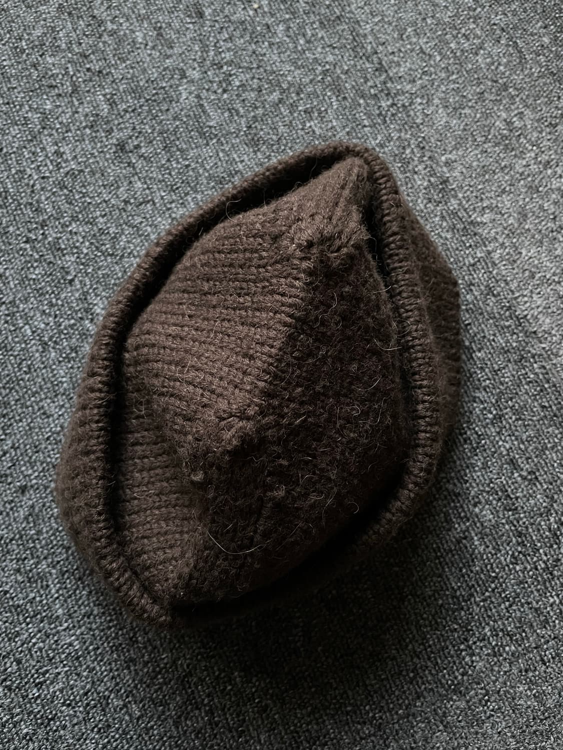 피그벨 21AW 알파카울 밀 와치캡 빈티지브라운 상품이미지3