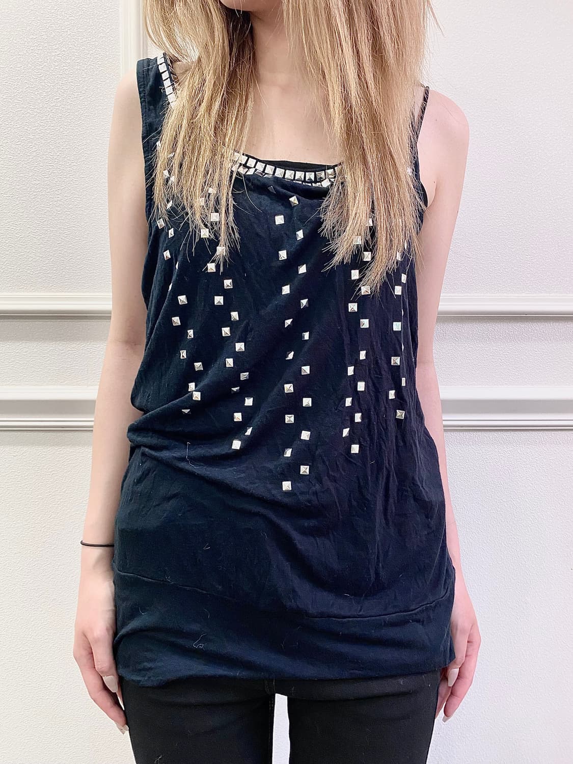 Punk Mood Stud Sleeveless 상품이미지4