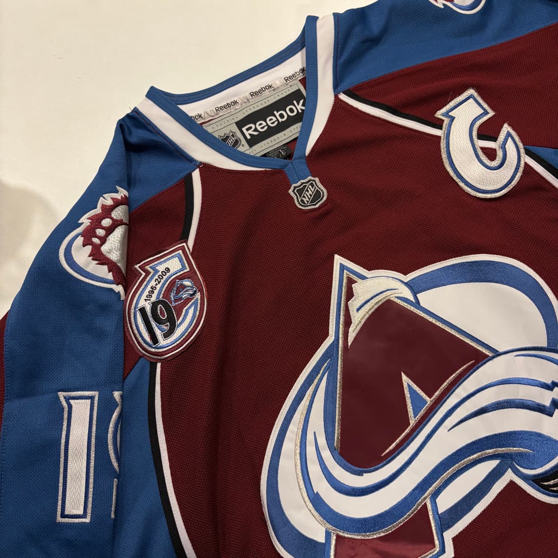 [L] 리복 NHL 올드스쿨 SAKIC 콜로라도 애벌랜치 져지 D85 상품이미지3