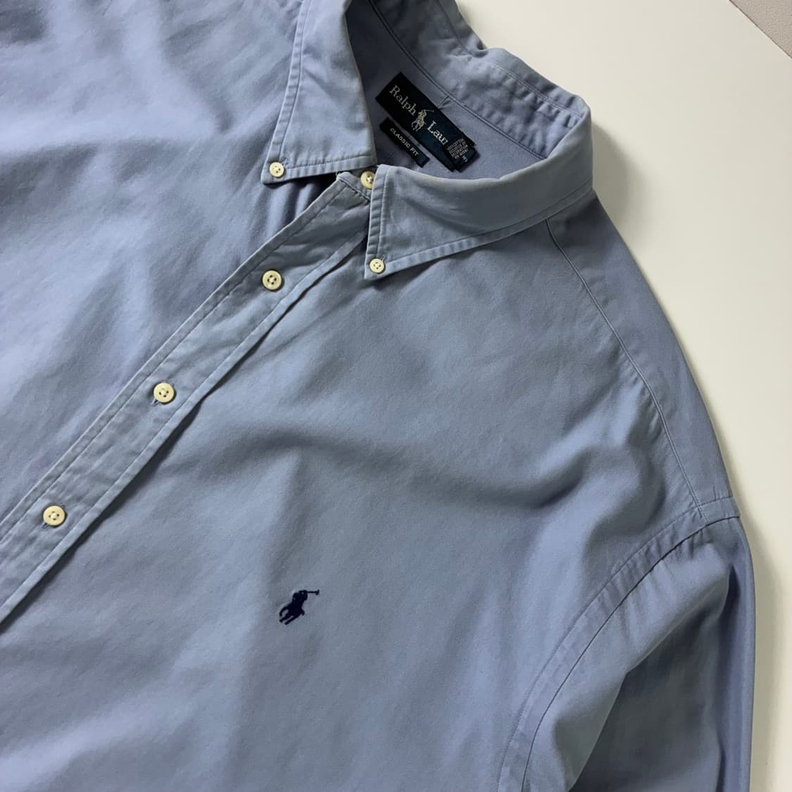 Polo  폴로 랄프로렌 자수 코튼 소라 셔츠  상품이미지3