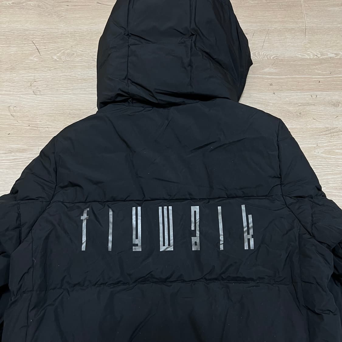 K2 여성 구스다운 와펜 빅로고 벤치 롱패딩 점퍼 [블랙] XS/85 상품이미지6