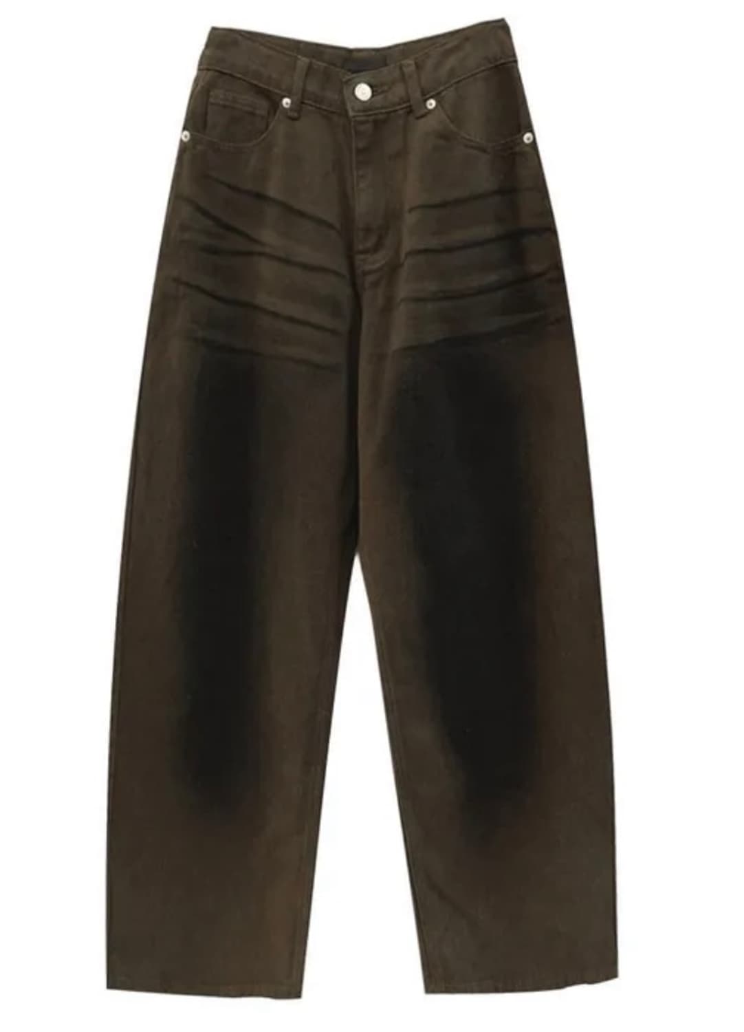 블랙 브라운 워싱팬츠 상품이미지1