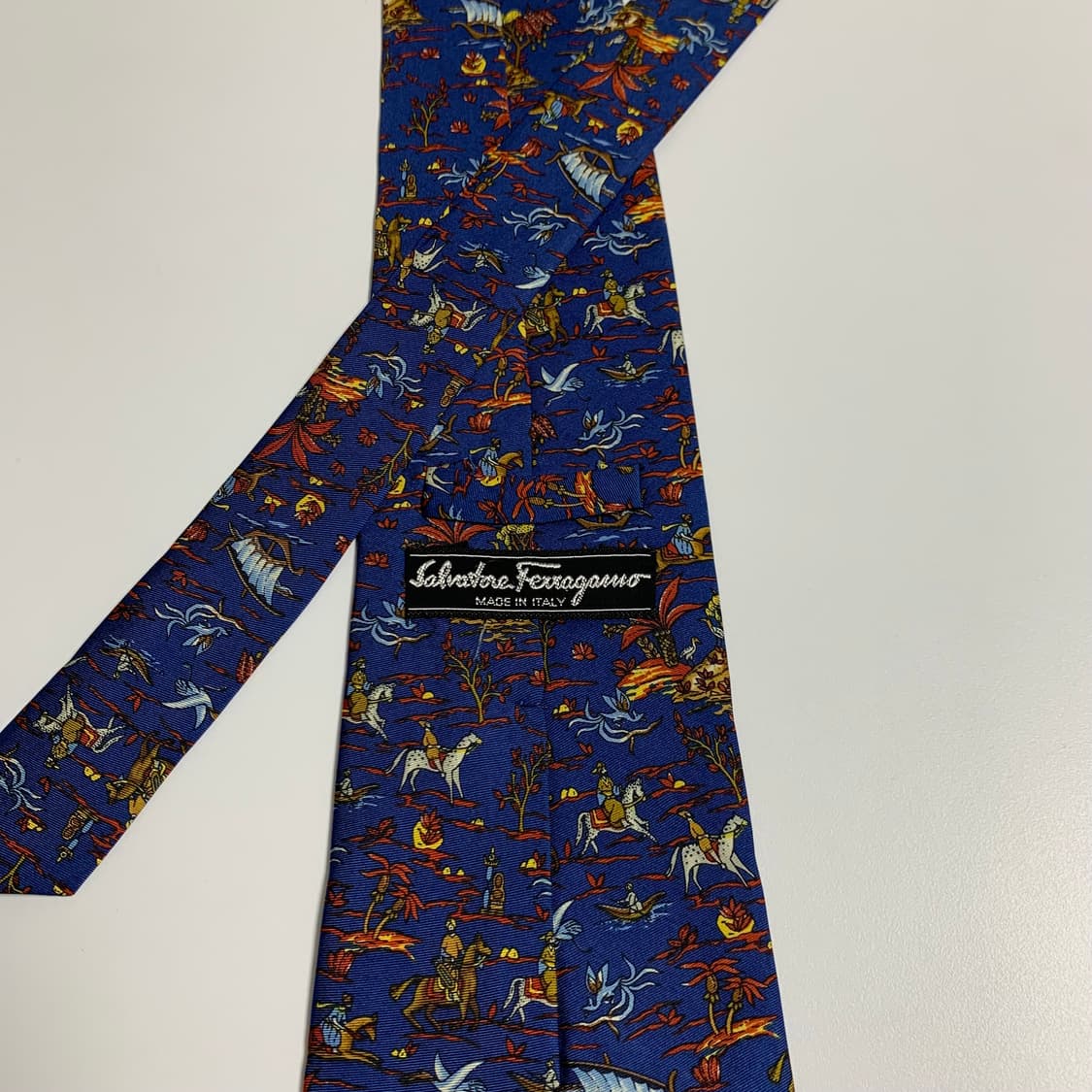 살바토레 페레가모(Ferragamo) 빈티지 명품넥타이 이태리 100실크 상품이미지5