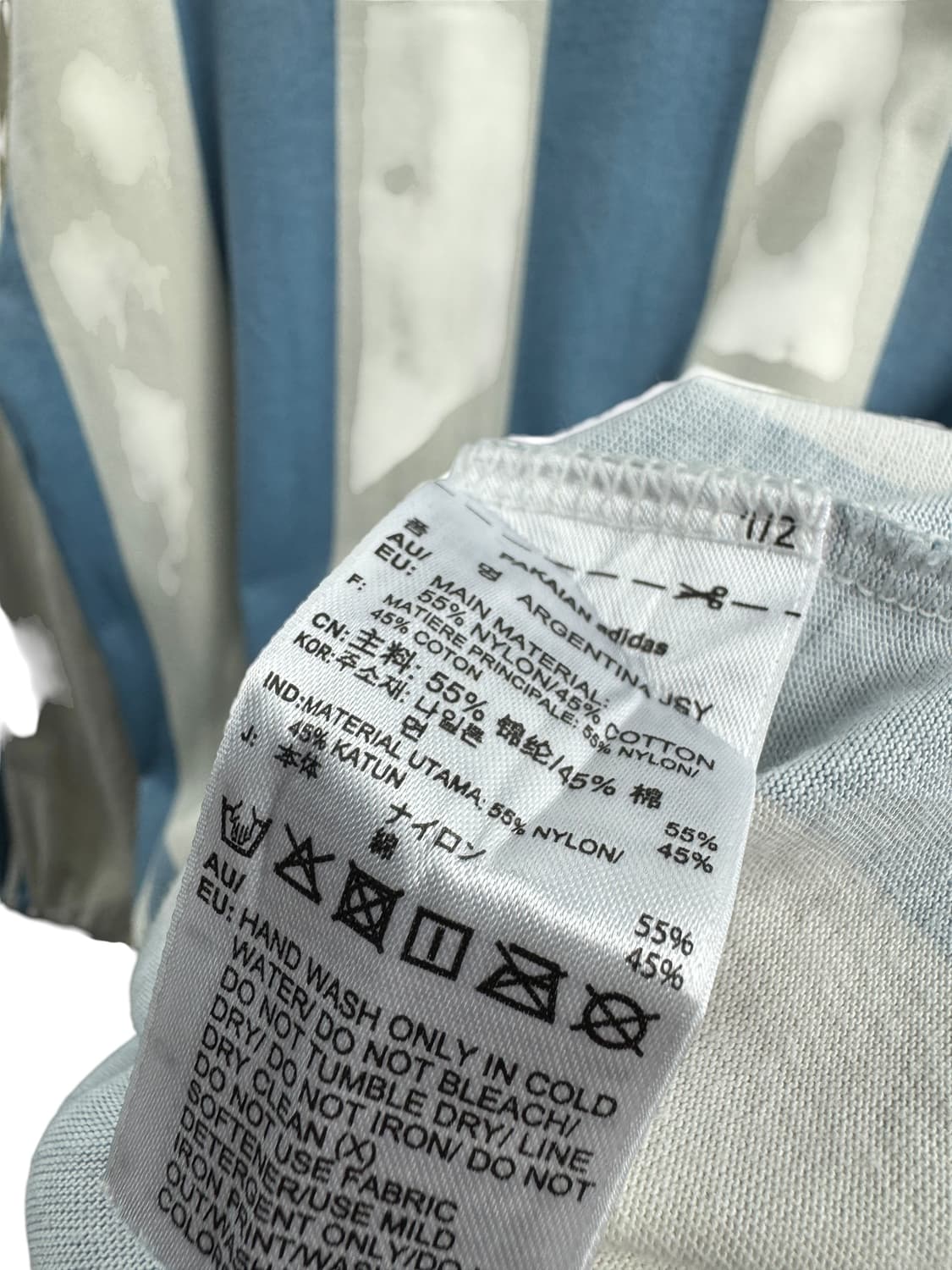 아디다스 오리지널 아르헨티나 1987 마라도나 복각 롱슬리브957 상품이미지5