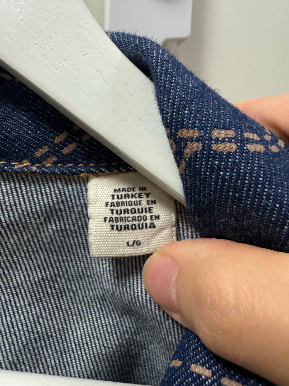 베이프 x 리바이스 카모 트러커 자켓 인디고 L 상품이미지4