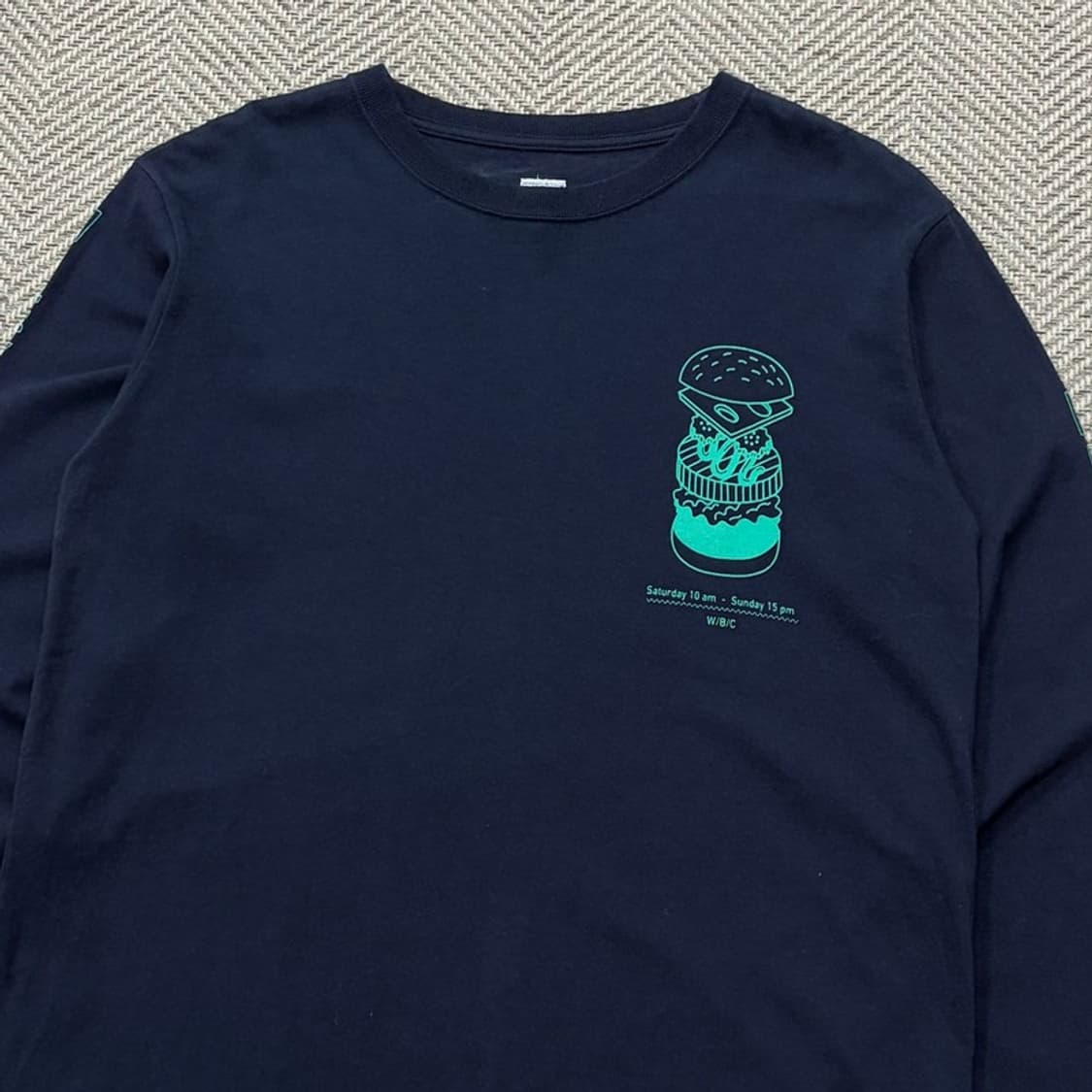 Clip Tab 프린팅 롱슬리브 v2175 상품이미지3