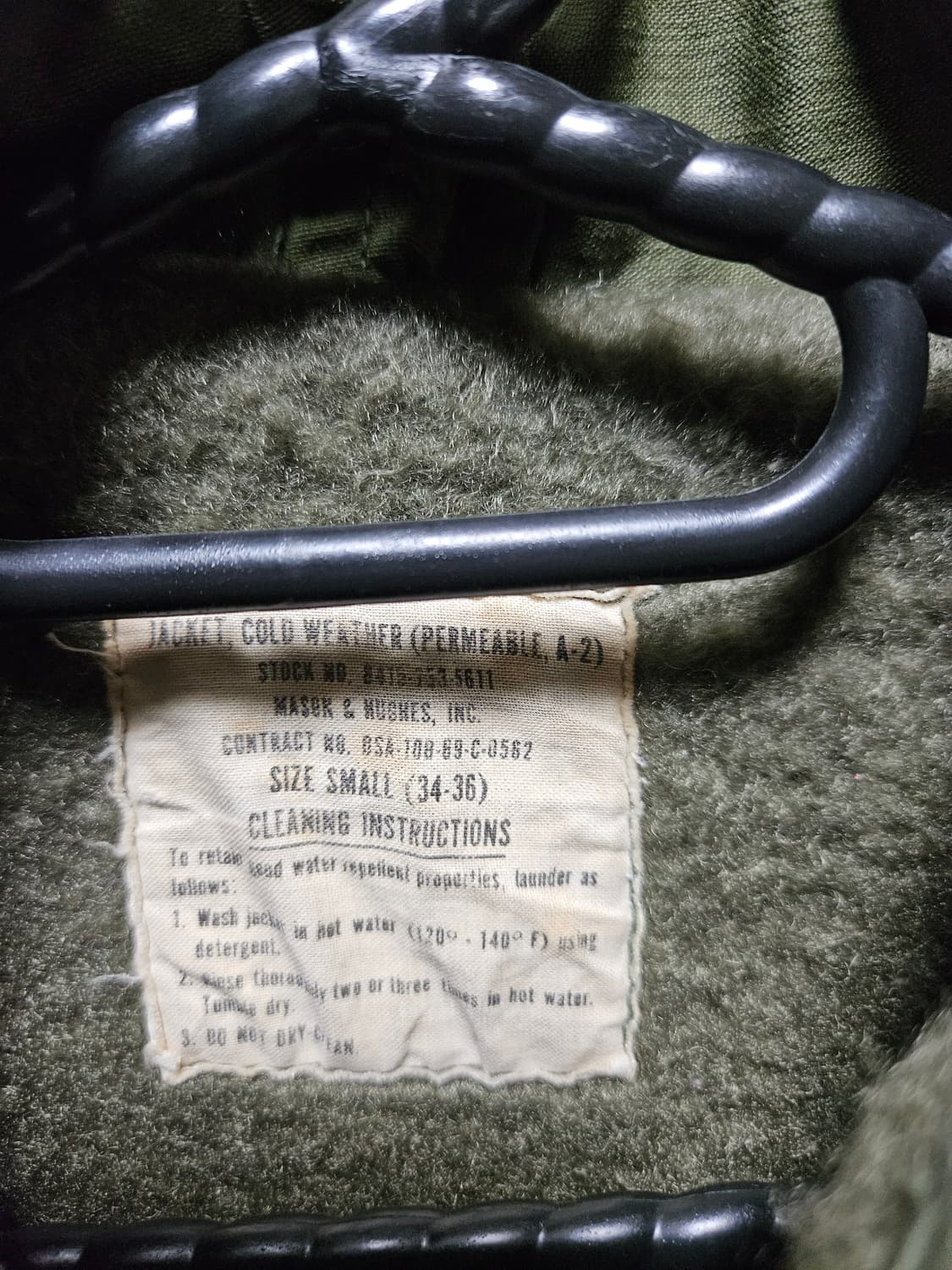 60s 미해군 a2 덱자켓 s 사이즈 usn 상품이미지5