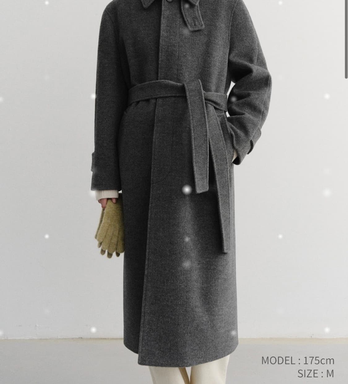 [새상품] 던스트 벨티드 캐시미어 맥코트 [XS], 여성코트 상품이미지2