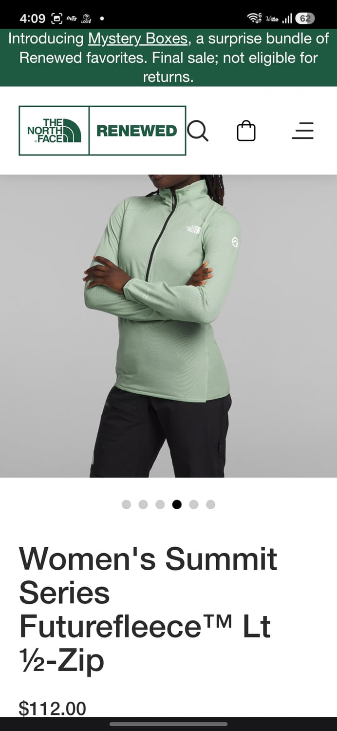 노스페이스 퓨처 플리스 1/2 집업 상품이미지9