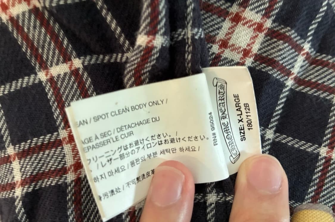 크롬하츠 플라넬 패치 셔츠 상품이미지6
