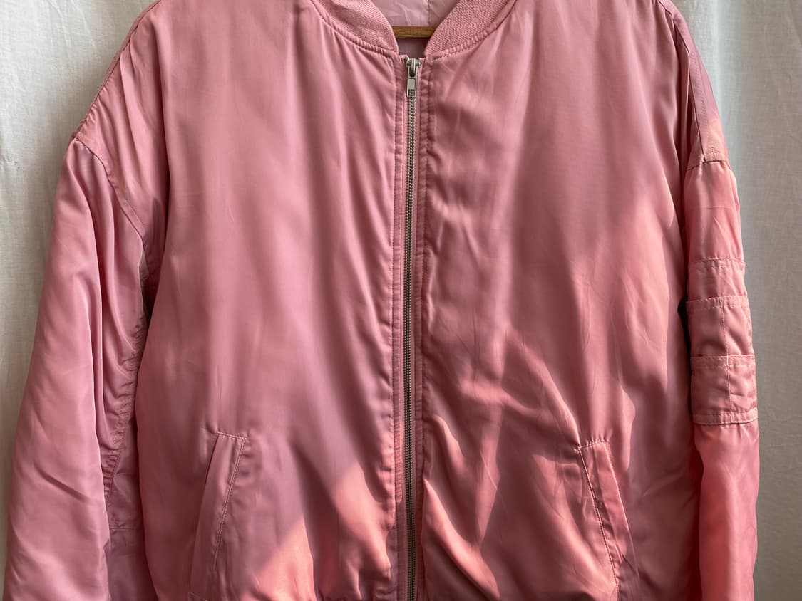 BROWNY 핑크 MA--1 자켓(F) 상품이미지5