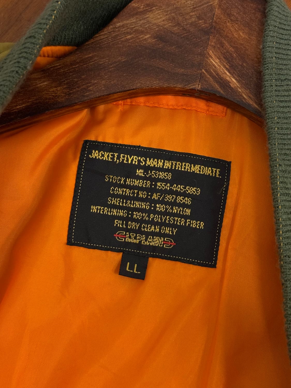 LL) i.t.plain Flyr’s Ma-1 Nylon Jacket 상품이미지8