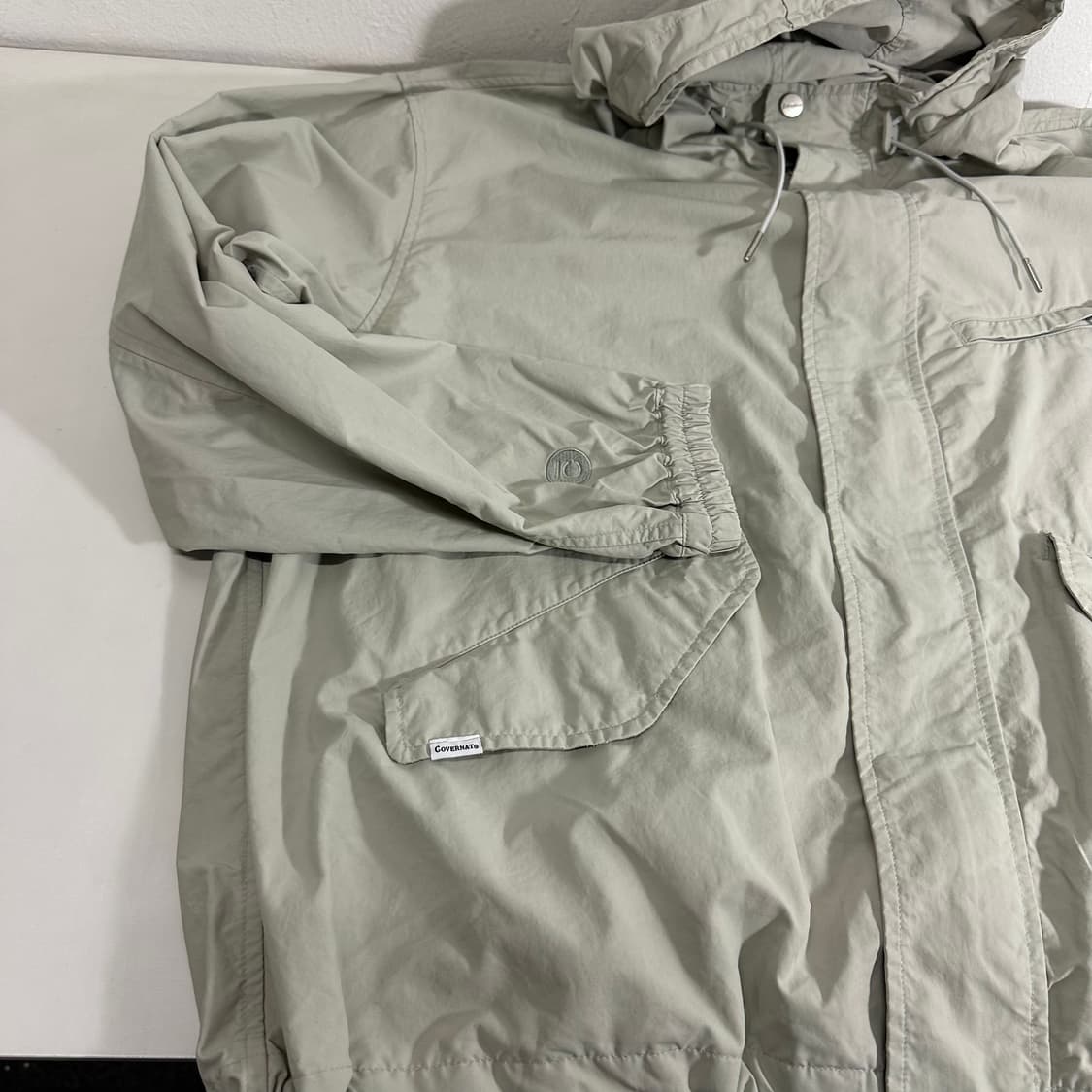 L-XL 커버낫 아이보리 바람막이 자켓 상품이미지2