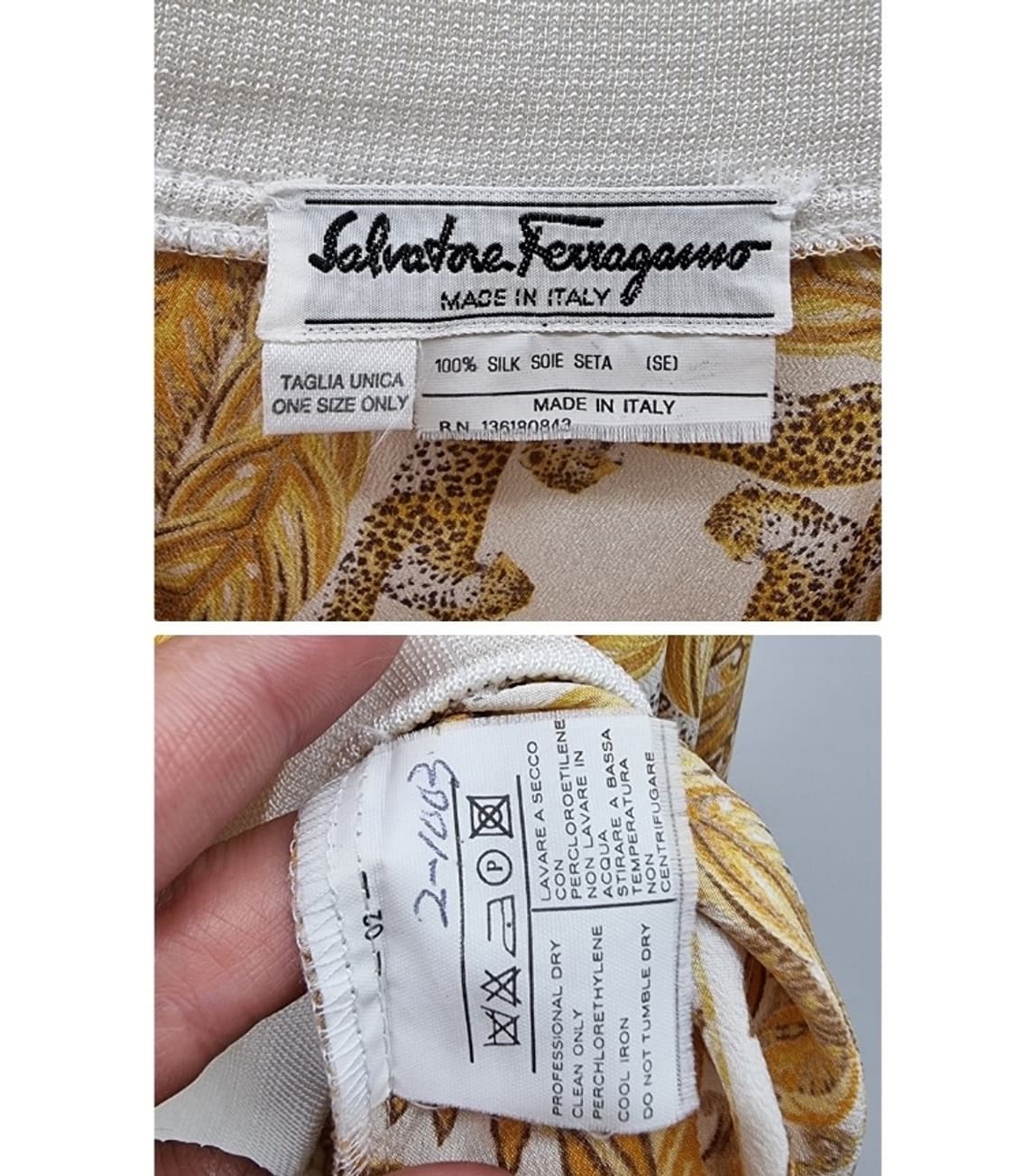 Salvatore Ferragamo 살바토레 페라가모 실크 상품이미지6