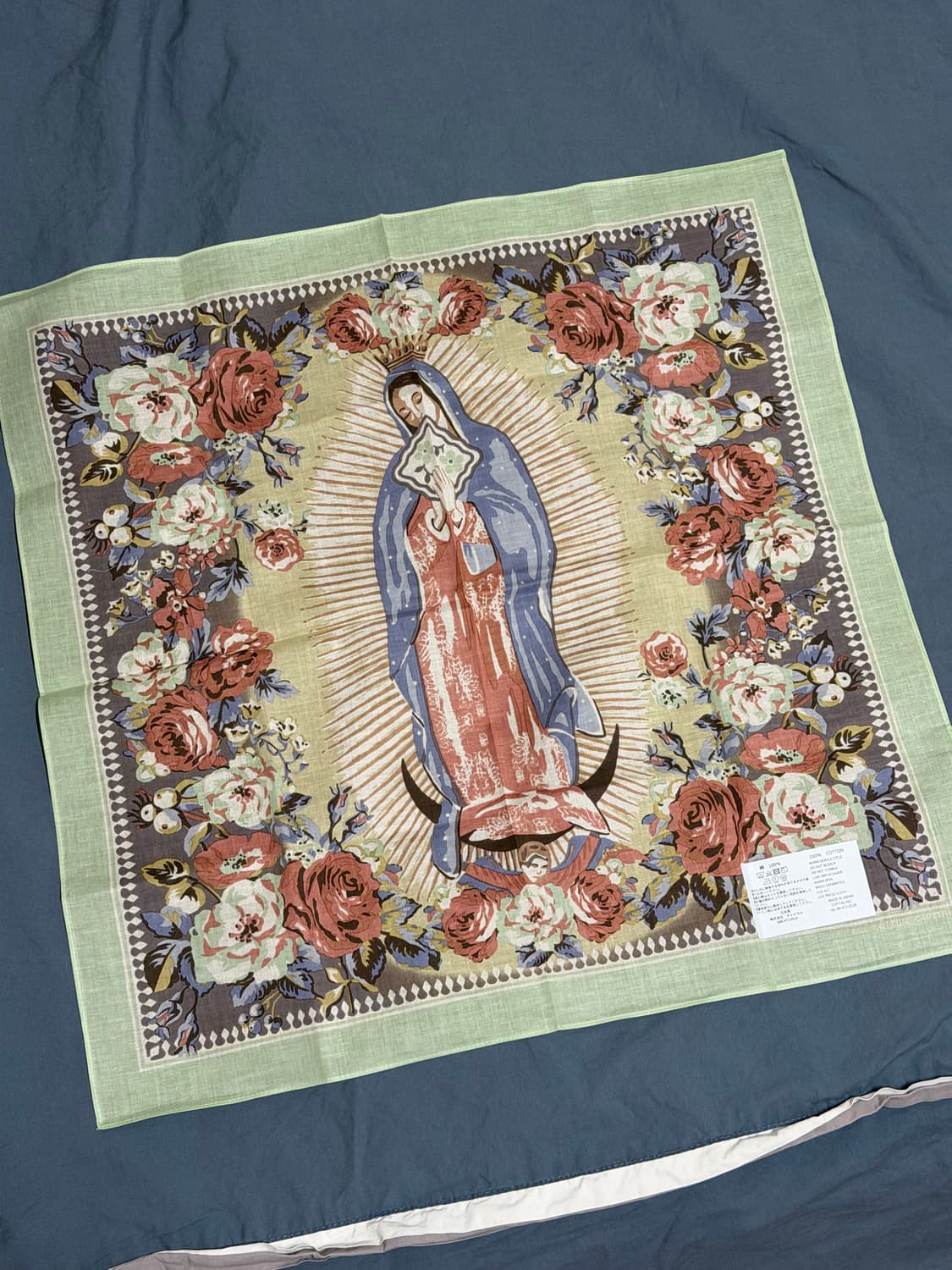 캐피탈 Kapital 컬러드 반다나 패키쉬 마리아 민트 상품이미지2