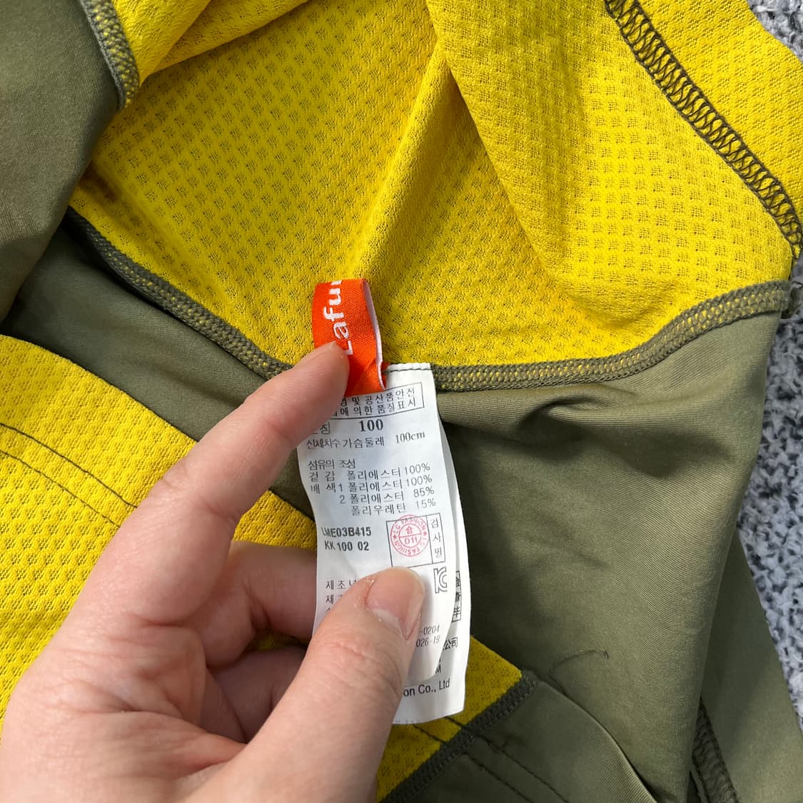 100 라푸마 반집업 반팔티 0403M 상품이미지2