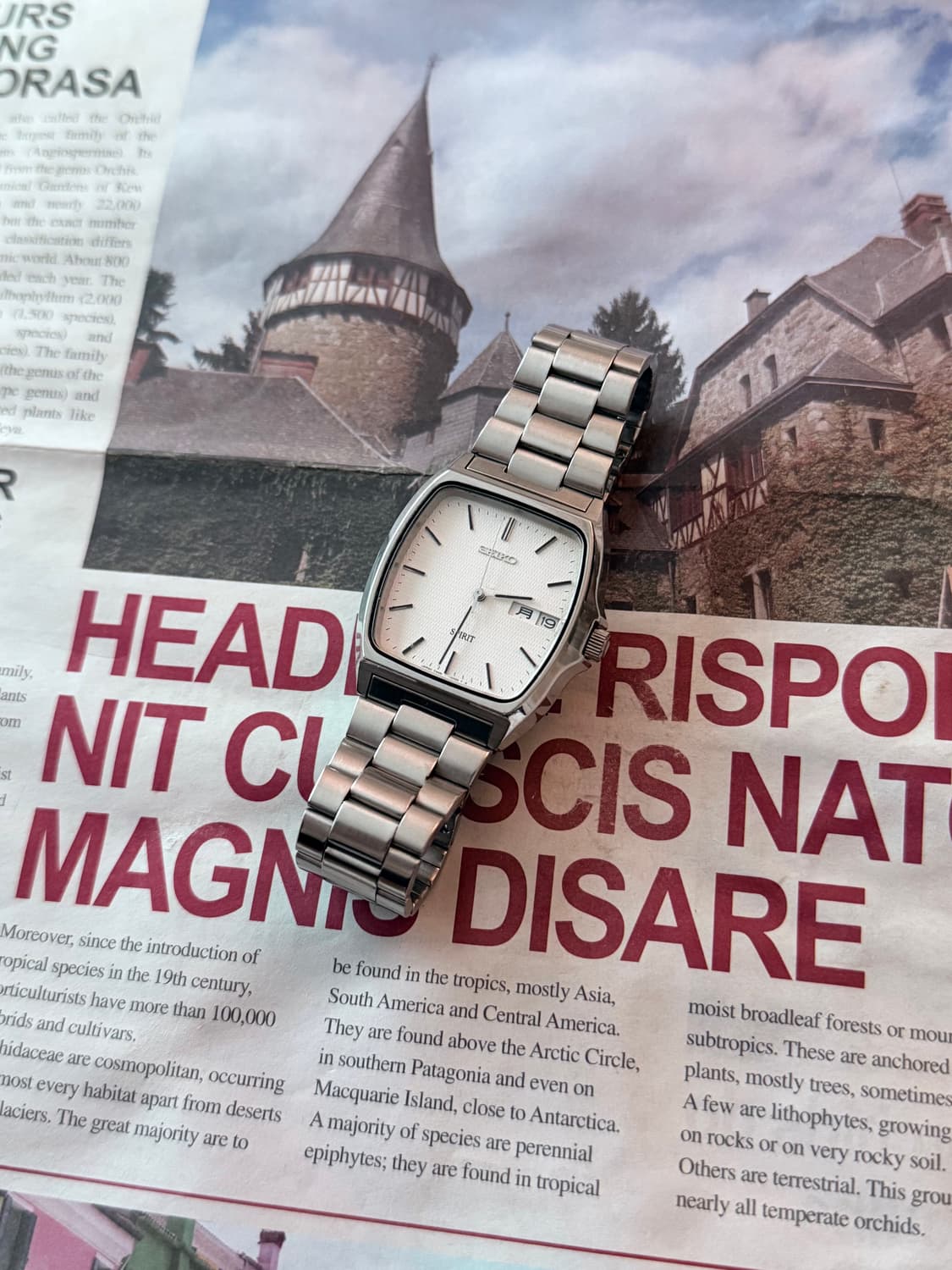 세이코 Seiko Sprit 스퀘어 데이데이트 상품이미지2