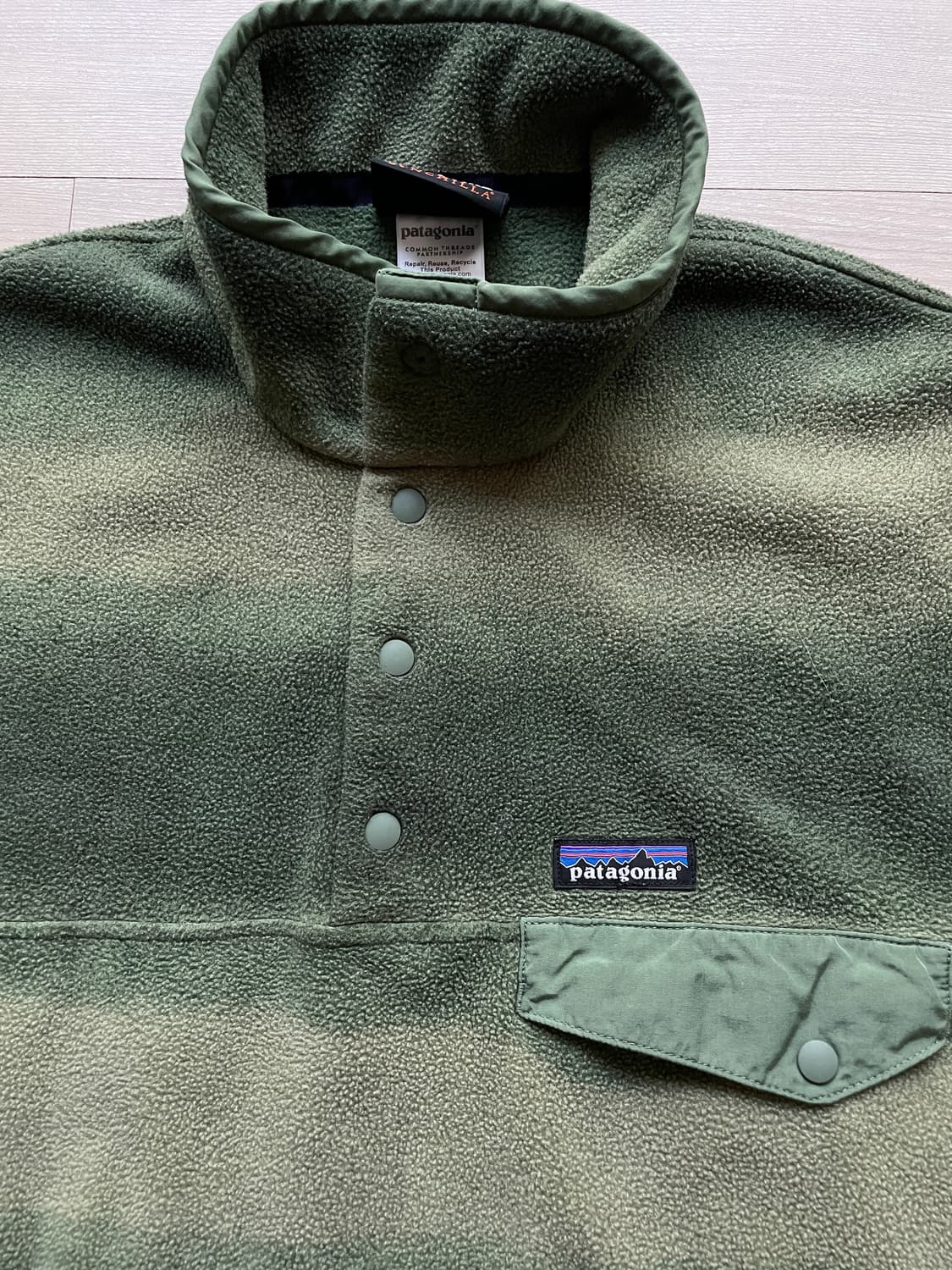 파타고니아 신칠라 그린 스트라이프 patagonia 상품이미지4