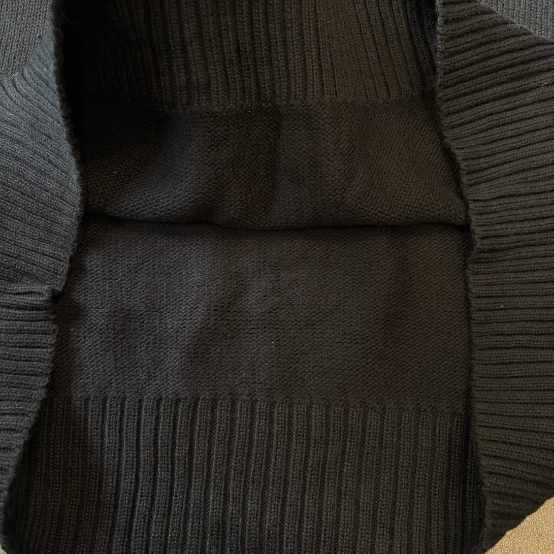 폴로 정품 최신라벨 블랙 해비 코튼 집업 니트 상품이미지7