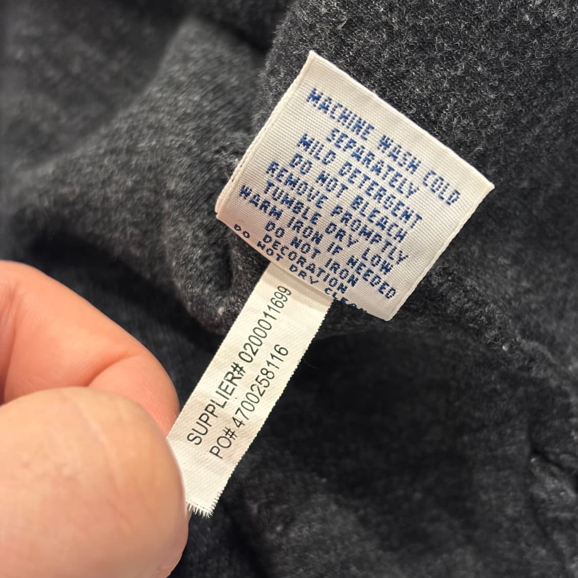 [L] 폴로 랄프로렌 하프집업 맨투맨 차콜블랙 B536 상품이미지7