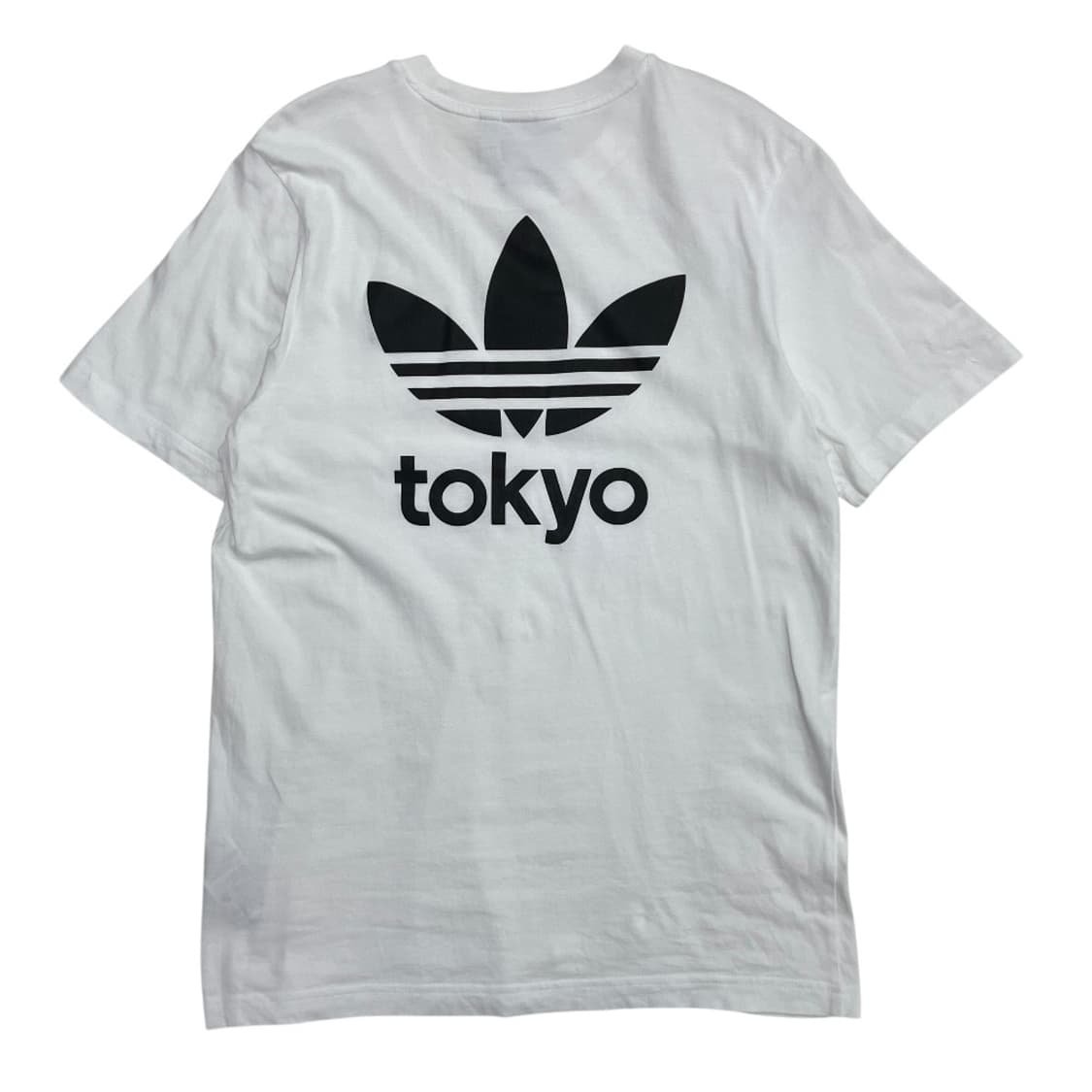 아디다스 로고 화이트 반팔 M 상품이미지5