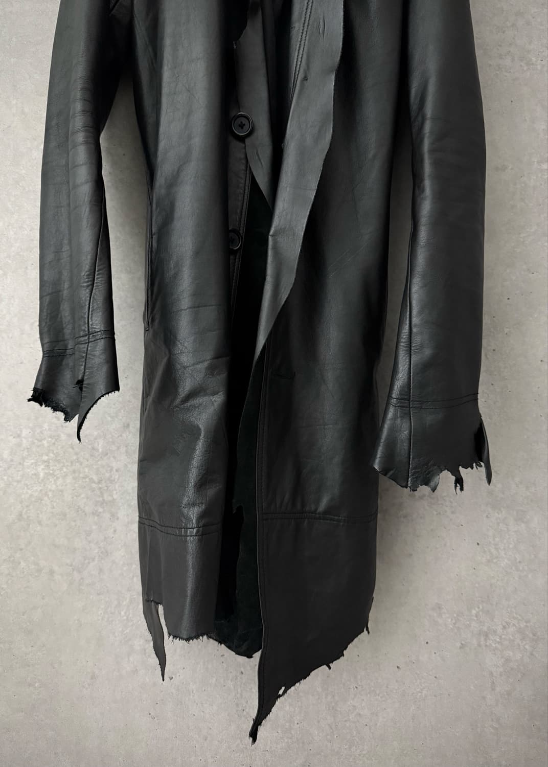 Yasuyuki Ishii leather coat 상품이미지4