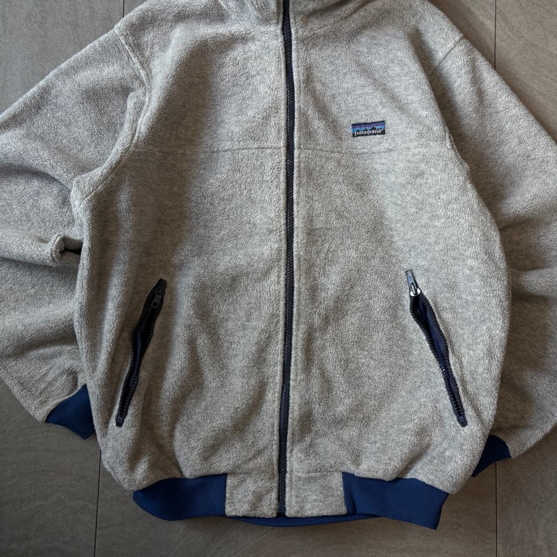 80년대 미국 생산 파타고니아 다크 그레이 플리스 자켓 상품이미지3