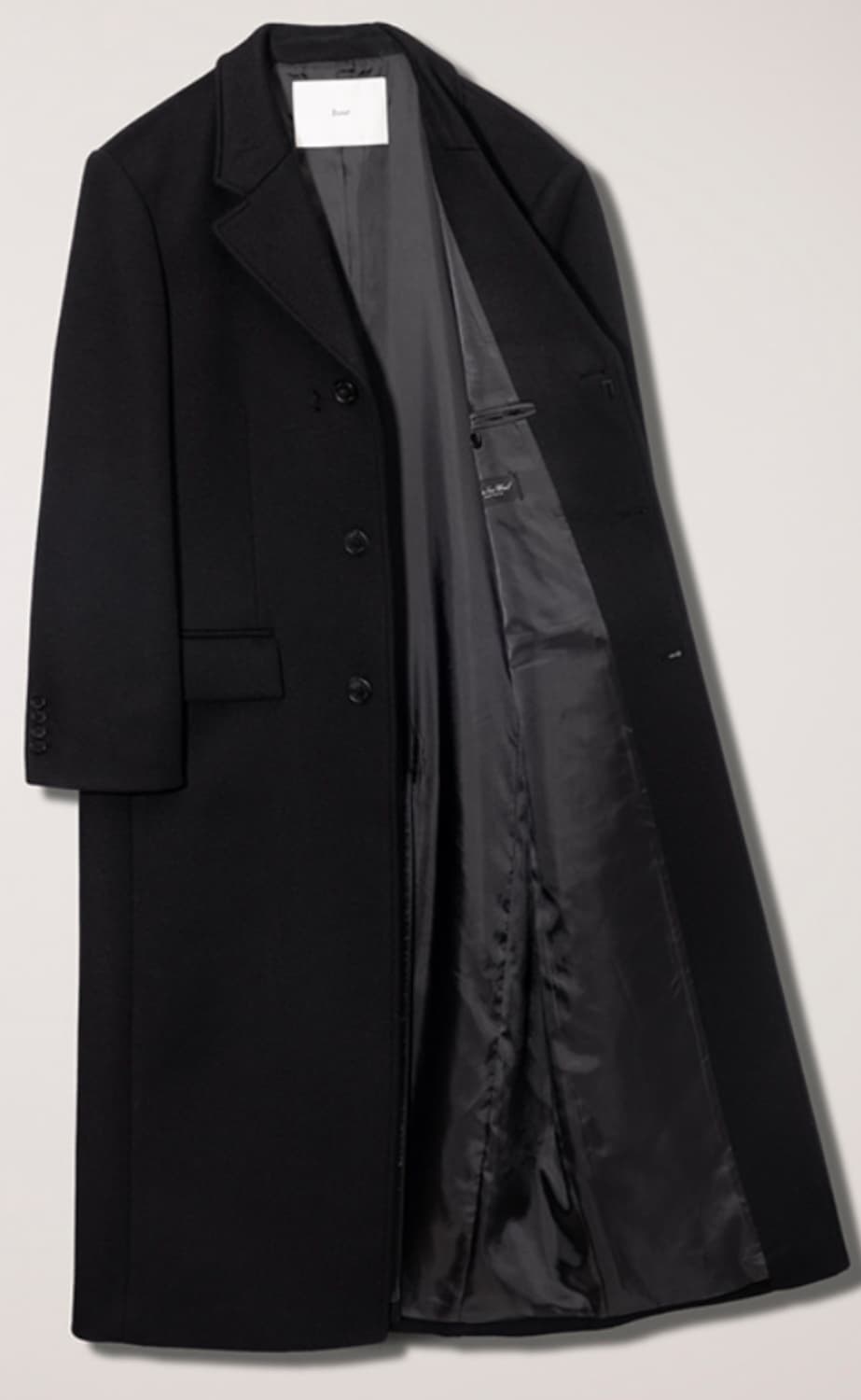 던스크 캐시미어 코트 블랙 xs 상품이미지5