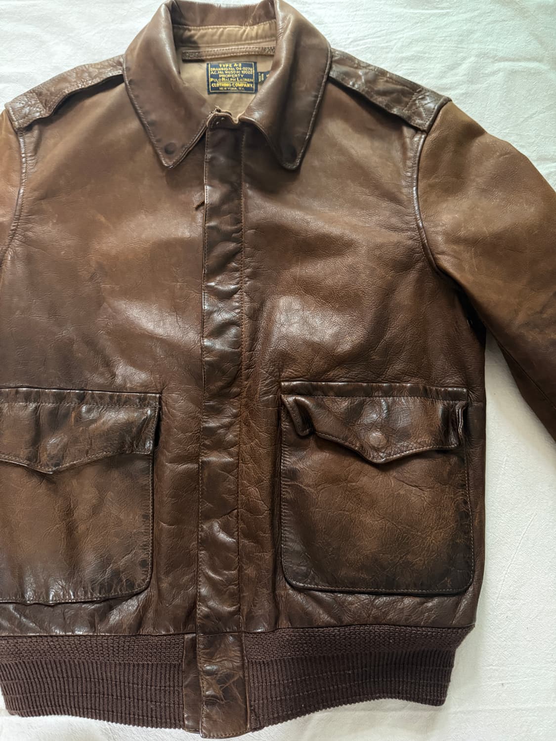 폴로 랄프로렌 A-2 자켓(M) 판매 상품이미지2