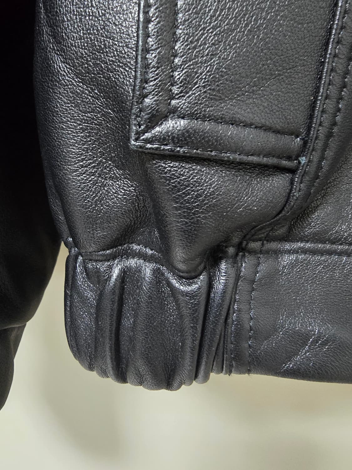 빈티지 가죽 재킷 상품이미지8