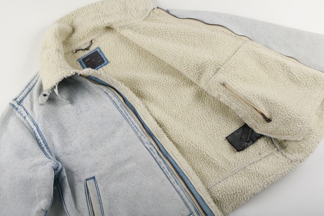 [M] 자라 B-3 모티브 연청 데님자켓 상품이미지7