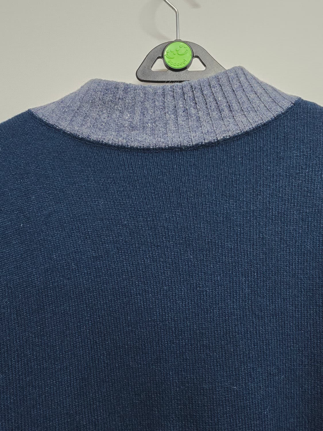 루이까스텔 네이비 하프넥 니트 방풍집업 100 상품이미지5