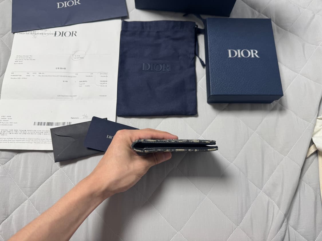 디올 오블리크 반지갑 상품이미지6