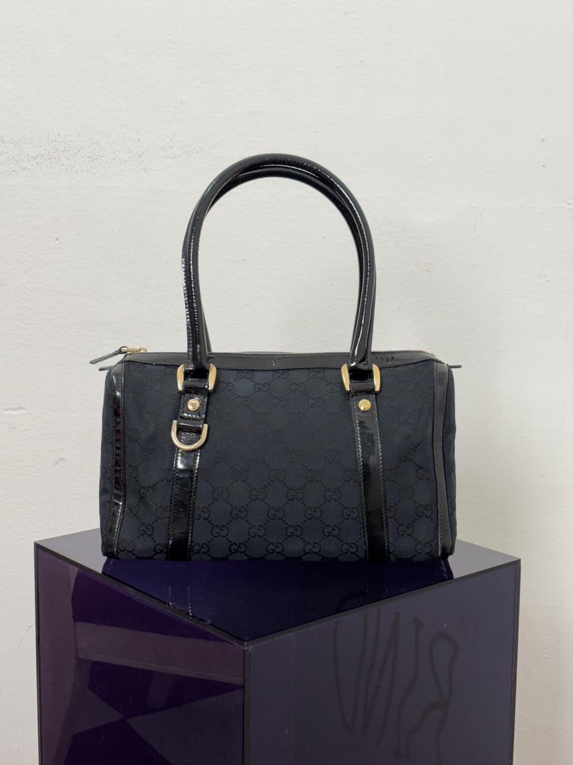 Old Gucci 00s GG Canvas Boston Bag 상품이미지1