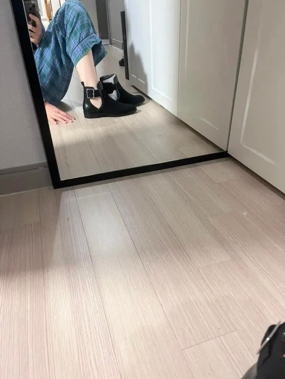 [ZARA] 버클 앵클 부츠 (착샷) 상품이미지8