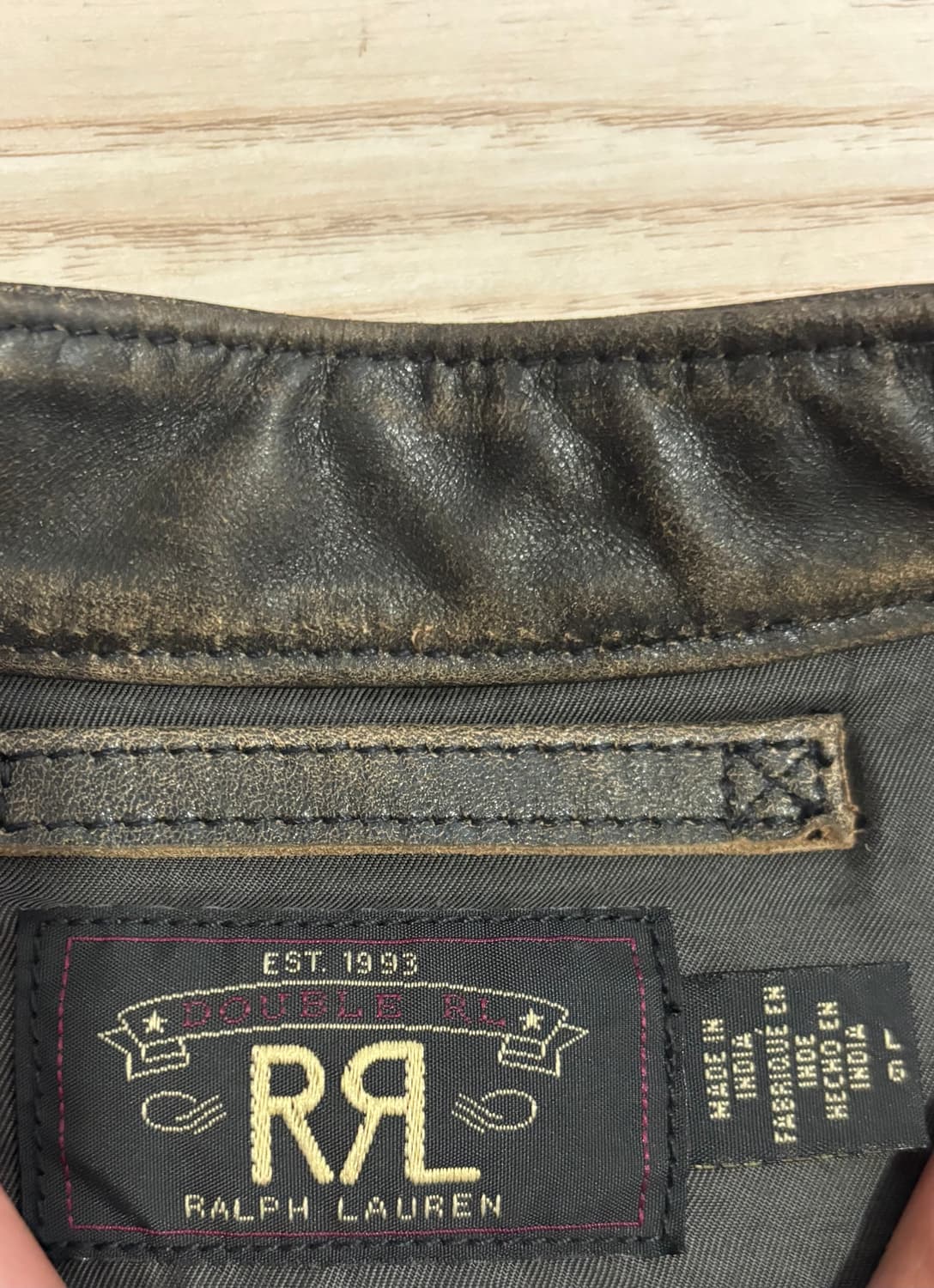 RRL 모토레더 L 상품이미지4