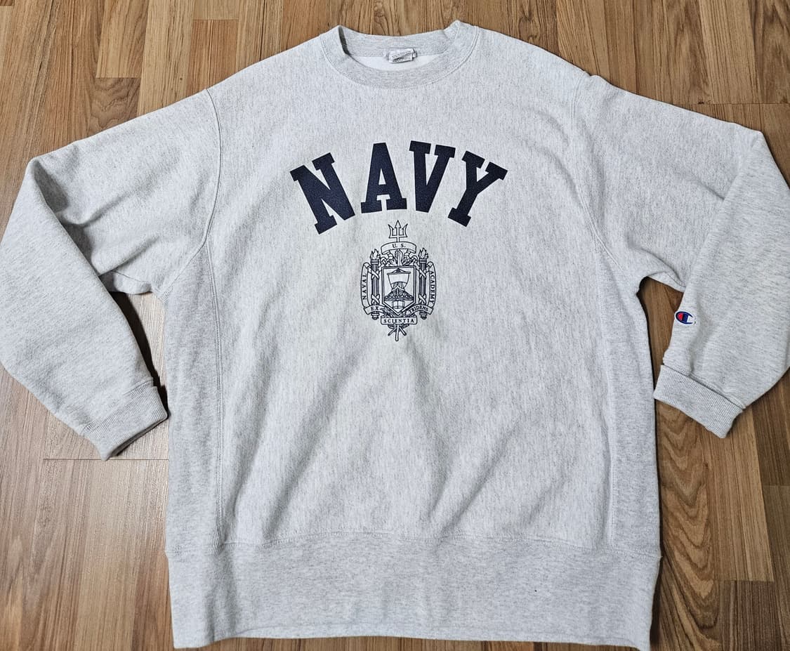 [L] 챔피온 리버스위브 us navy 스웻셔츠 맨투맨 상품이미지1