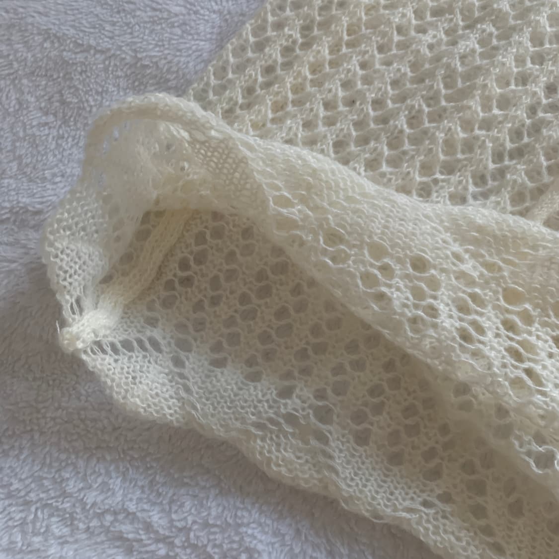 크로셰 니트 레이어드 스커트 상품이미지5