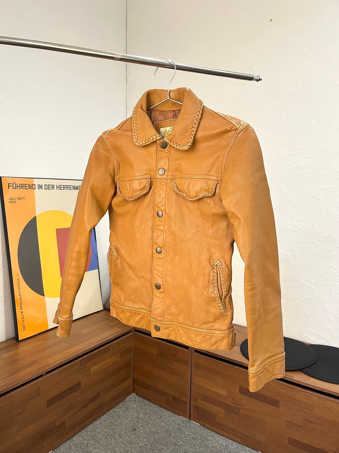 PHENOMENON 고트스킨 레더 자켓  상품이미지5