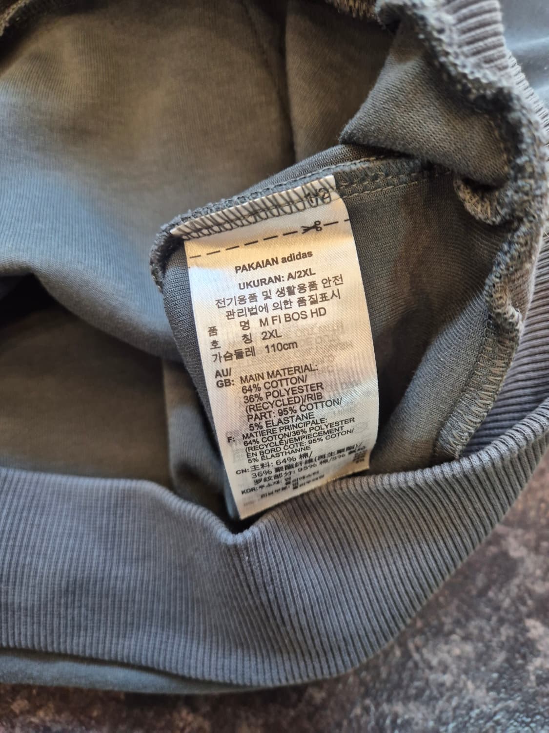 아디다스 퓨처 아이콘 배지 오브 후드티 판매 -XXL 상품이미지5