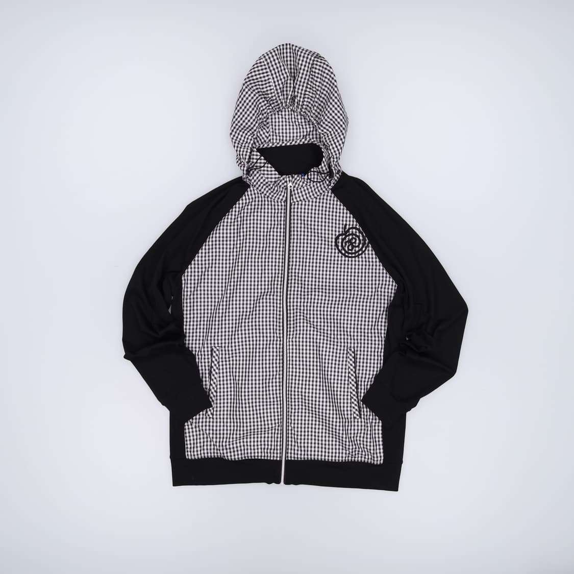 XL 애플라인드 체크 바람막이 0424H1 상품이미지1