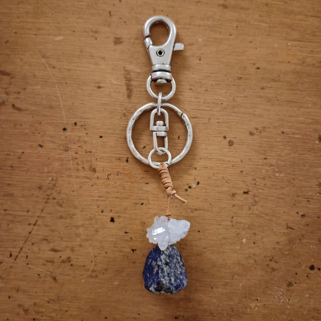 라피스라줄리-크리스탈 열쇠고리 상품이미지1