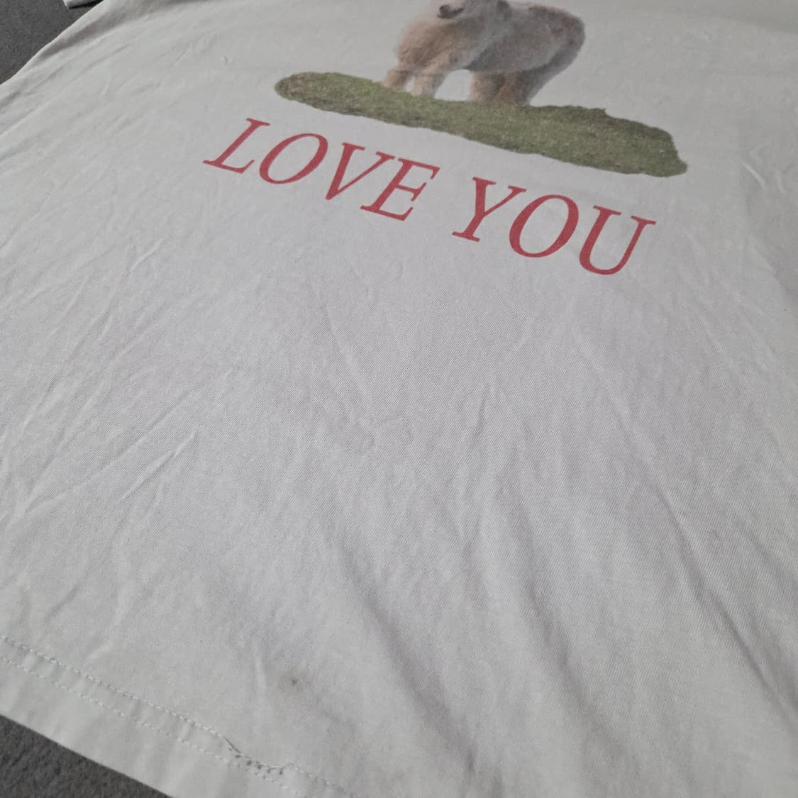 마뗑킴 러브유 반팔 티셔츠 상품이미지5