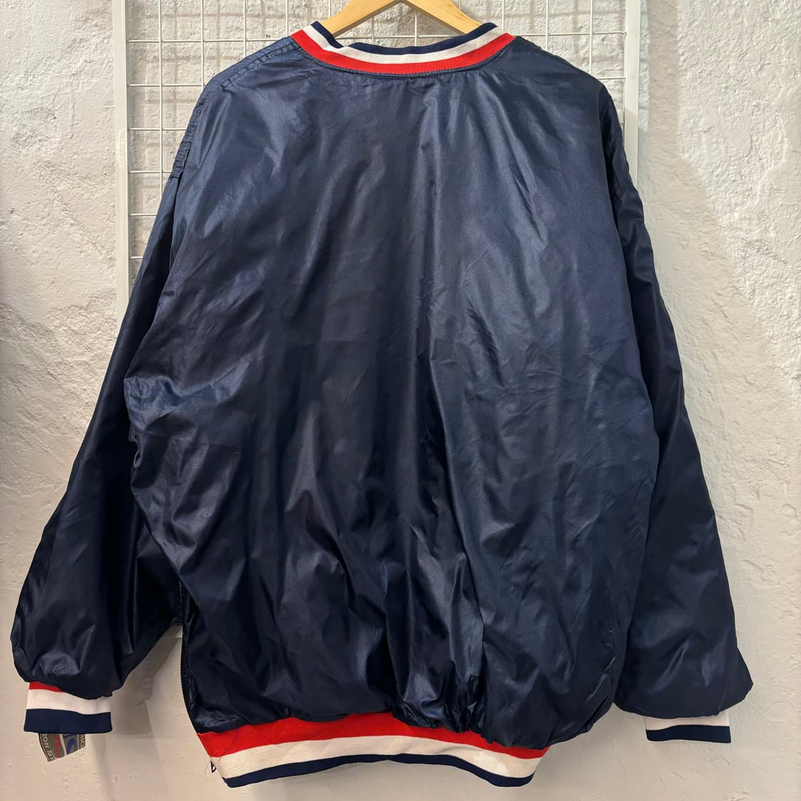 90s USA 월드센스 올드스쿨 빈티지 하워드 네이비 웜업 XL 상품이미지2