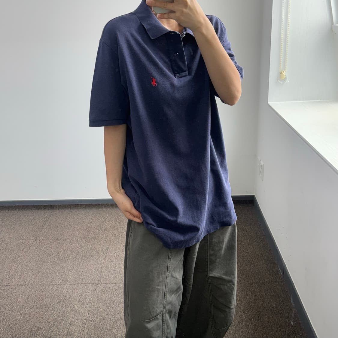 Polo 폴로 레드포니 네이비 카라 반팔 상품이미지2