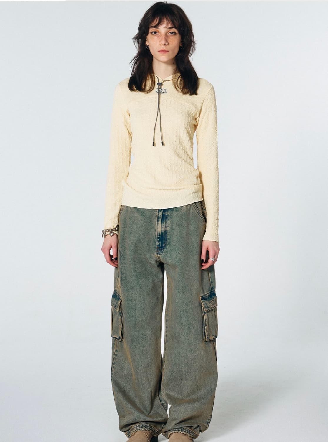 스컬프터 스트링 후디 (레몬) 상품이미지2