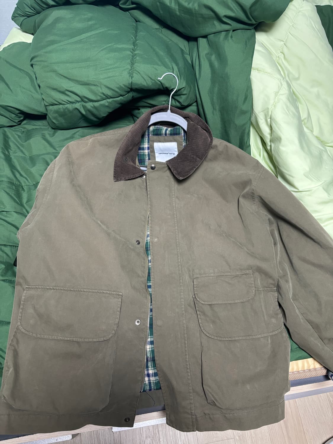 에스피오나지 헌팅자켓 올리브 L사이즈 상품이미지2
