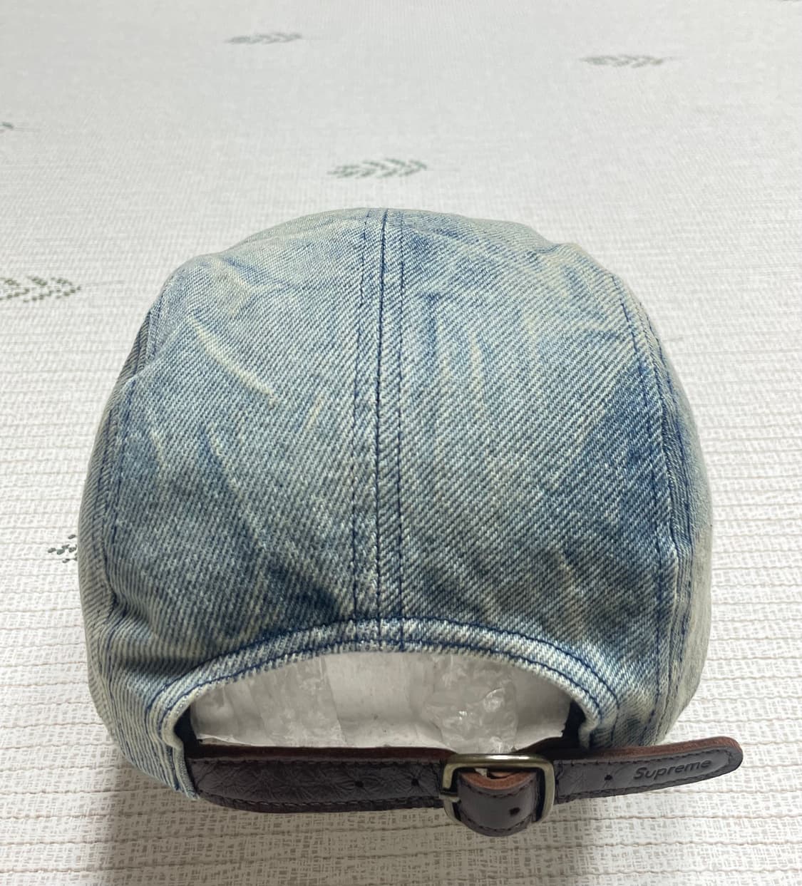 25FW 슈프림 워시드 치노 트윌 캠프캡 데님 상품이미지2