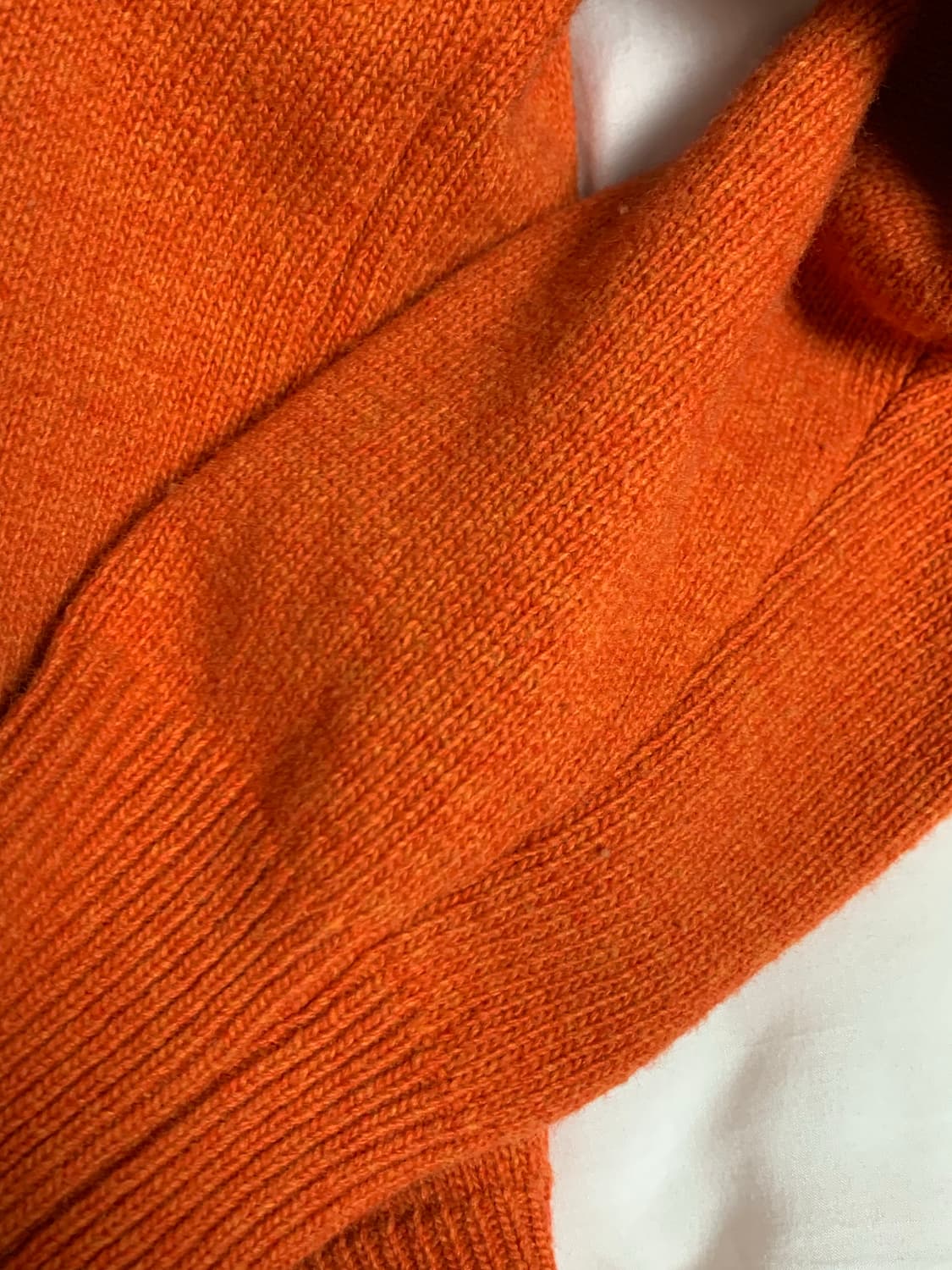시눈 클래식 울 가디건 오렌지 상품이미지2