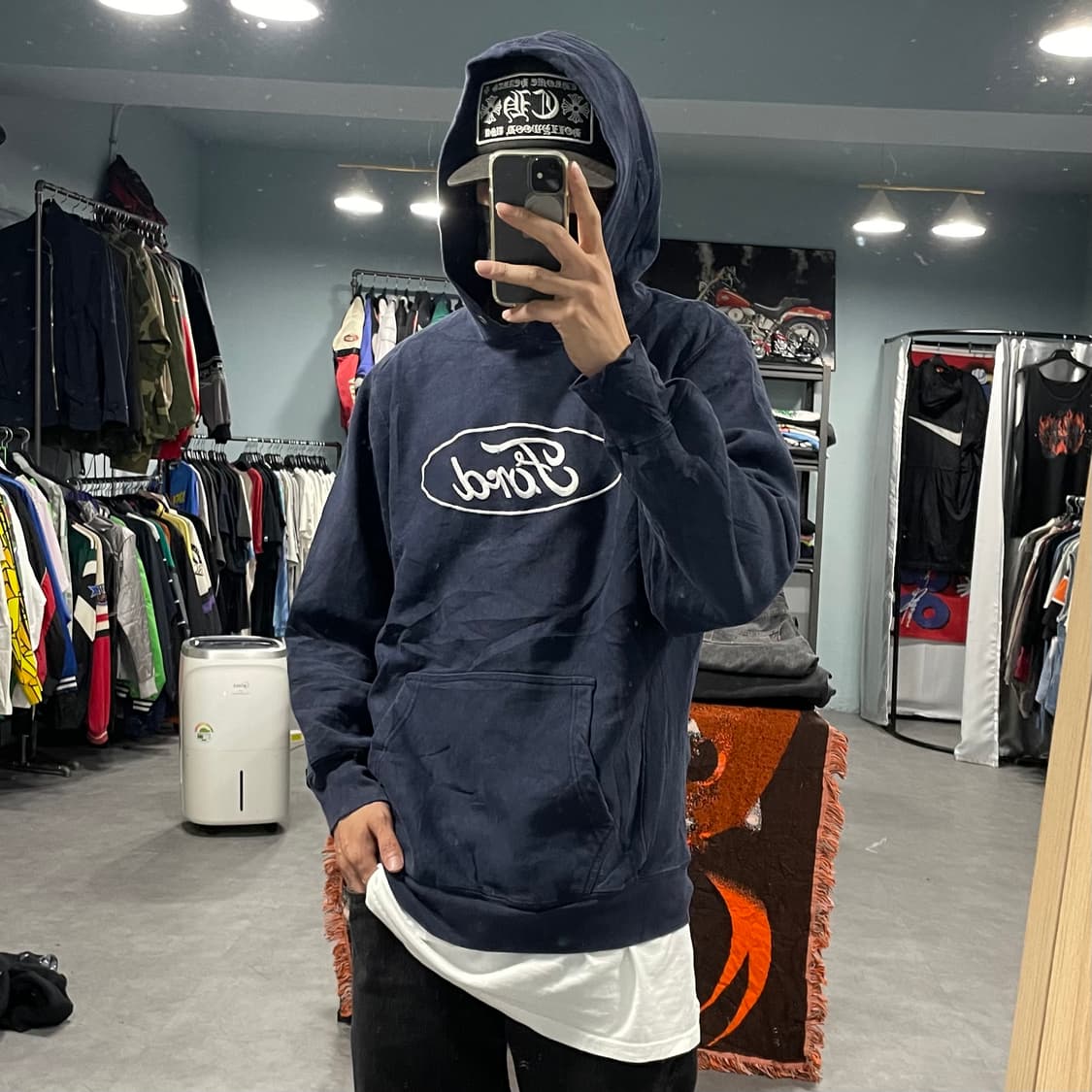 Ford 리버스위브 후드티 (103)  상품이미지6